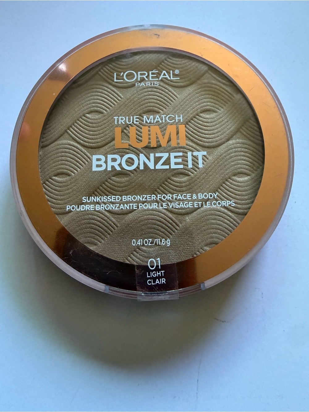 Loreal  01 Light - True Match Lumi Bronze It - Bronzer Sunkissed - Sealed New